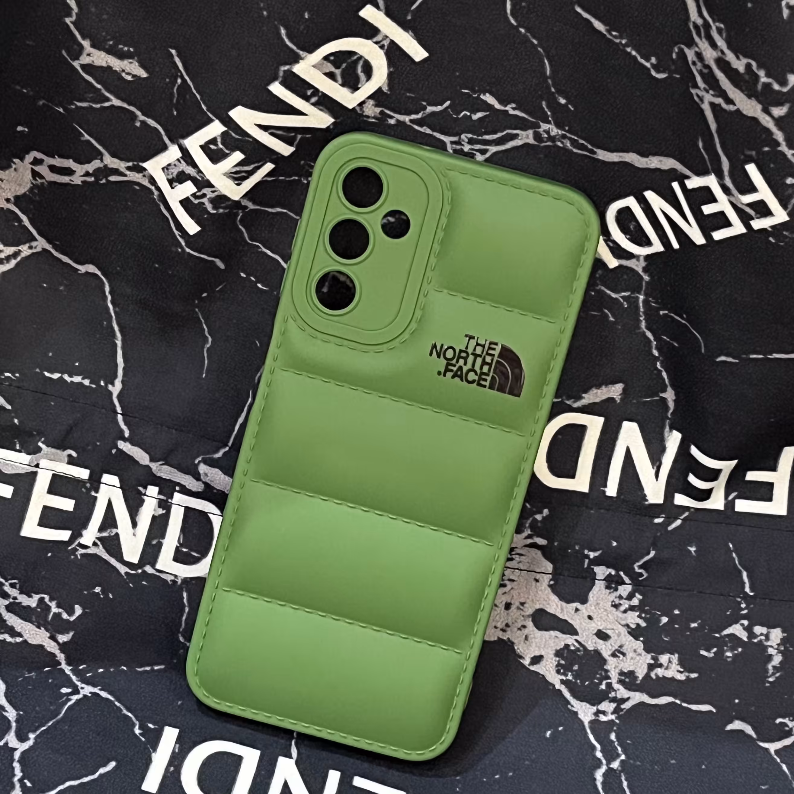 قاب پافری سامسونگ A14 رنگ سبز