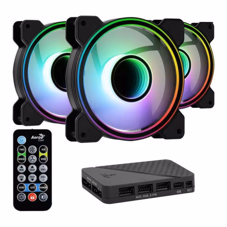 فن کیس آیروکول Mirage 12 ARGB Pro بسته 3 عددی