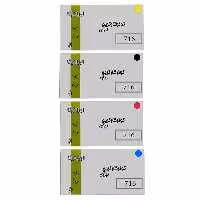 ست 4 رنگ کارتریج تونر لیزر رنگی ایرانیکا 716 (با ضمانت و گارانتی)