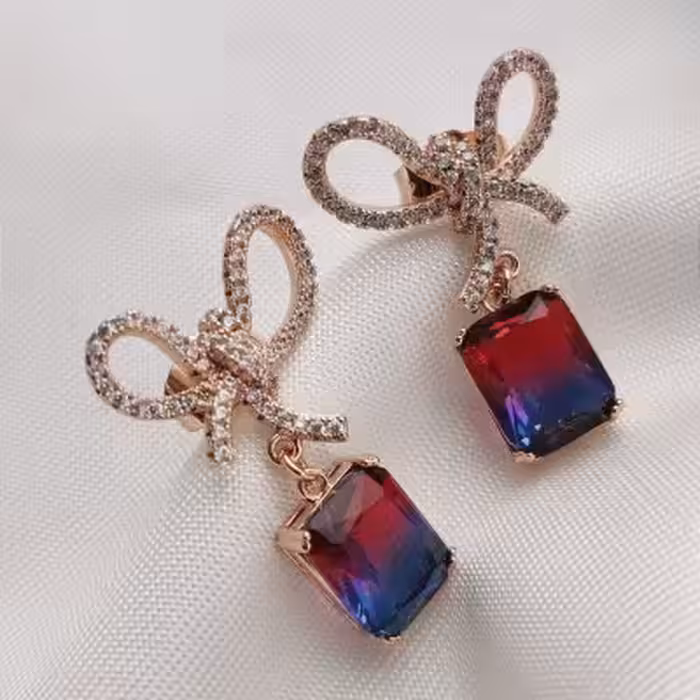 گوشواره پاپیون خاص ژوپینگ