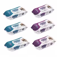 دستمال مرطوب بانیو مدل 96 مجموعه 6 عددی