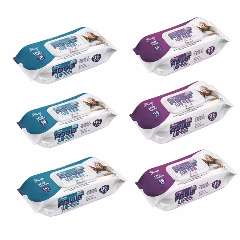 دستمال مرطوب بانیو مدل 96 مجموعه 6 عددی