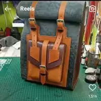 کوله چرمی خیلی شیک سفارشی