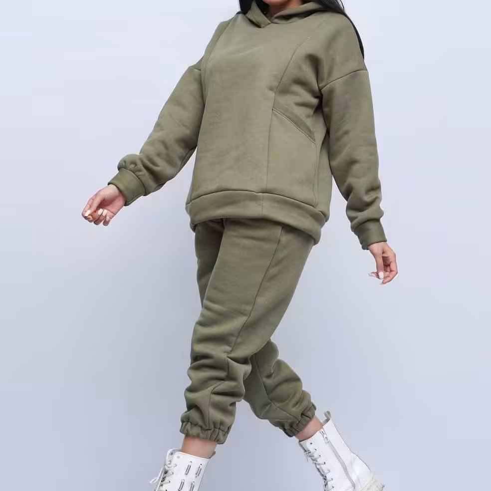 ست پیراهن شلوار  نخ پنبه سه نخ مناسب زمستان و  پاییز