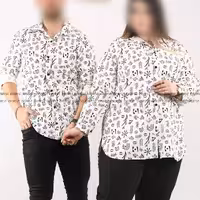 ست زن شوهری  پیراهن مردانه و مانتو زنانه سایز  36 تا 60