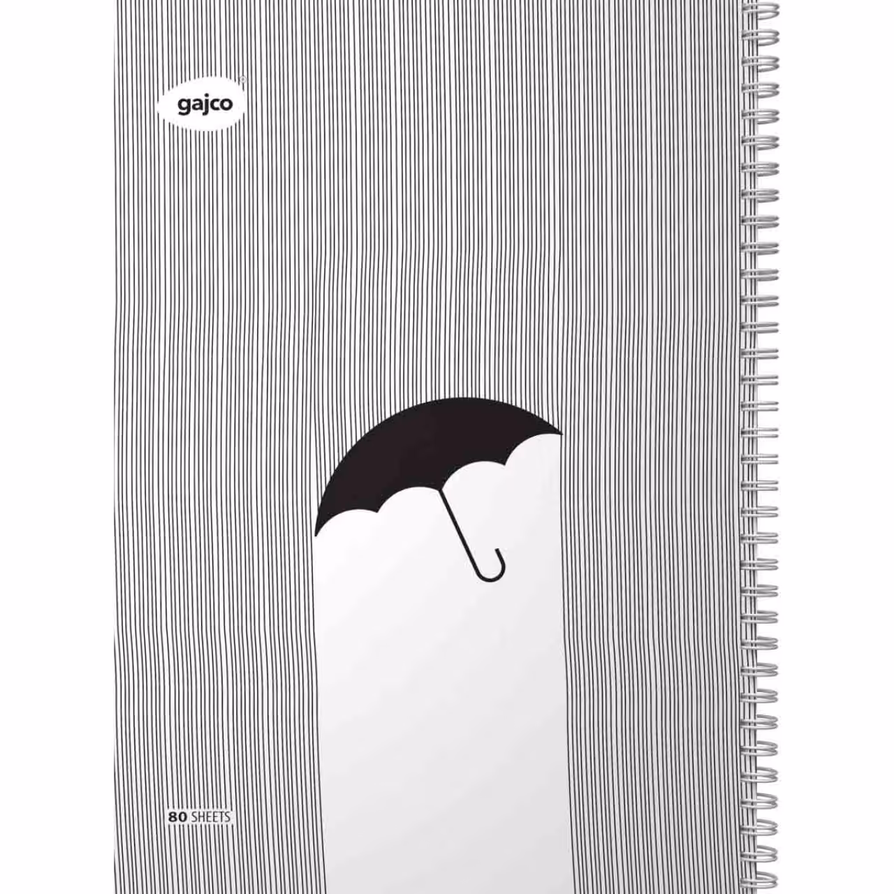 دفتر سیمی 80 برگ گاجکو طرح چتر با رایحه شکلات