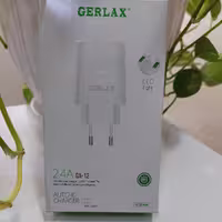 شارژر دیواری جرلکس مدل GA-12 - همراه کابل میکرو - 2 پورت خروجی - led
