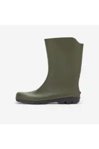 چکمه سبز مردانه های باران کوتاه شکار و مشاهده طبیعت زمین 100 Decathlon