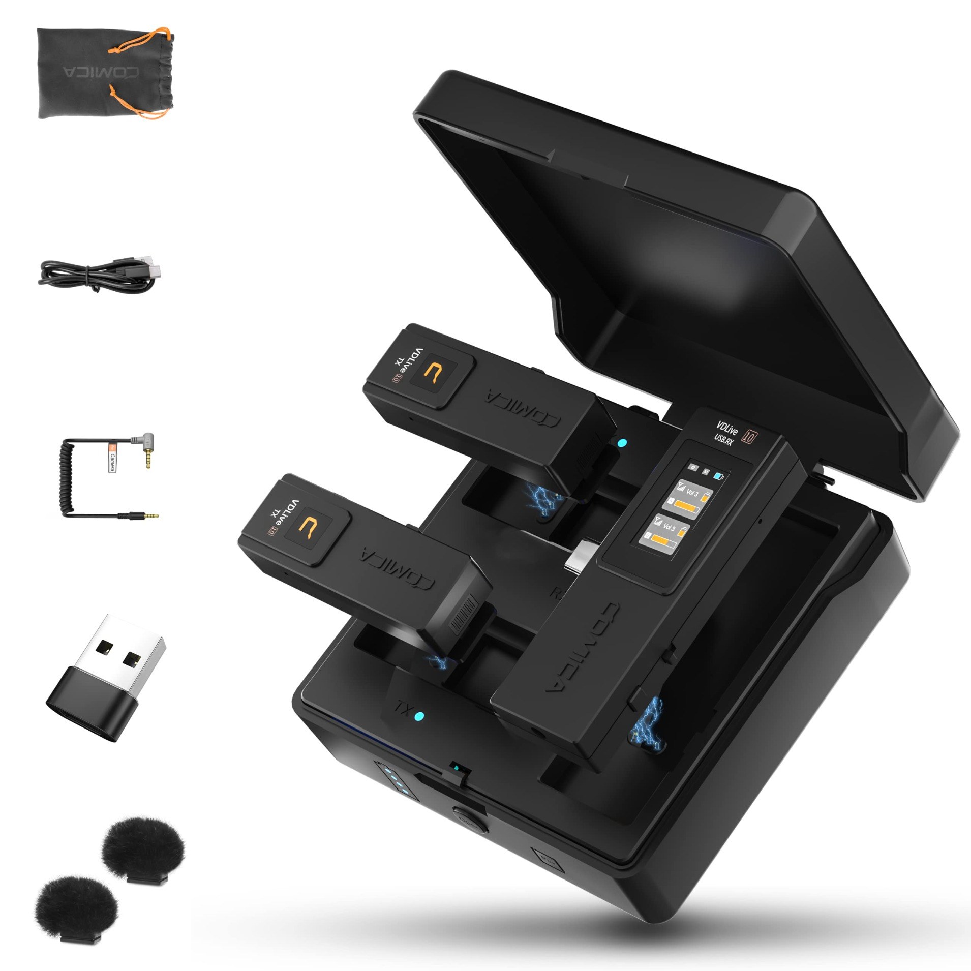 میکروفون یقه ای comica VDLive 10
