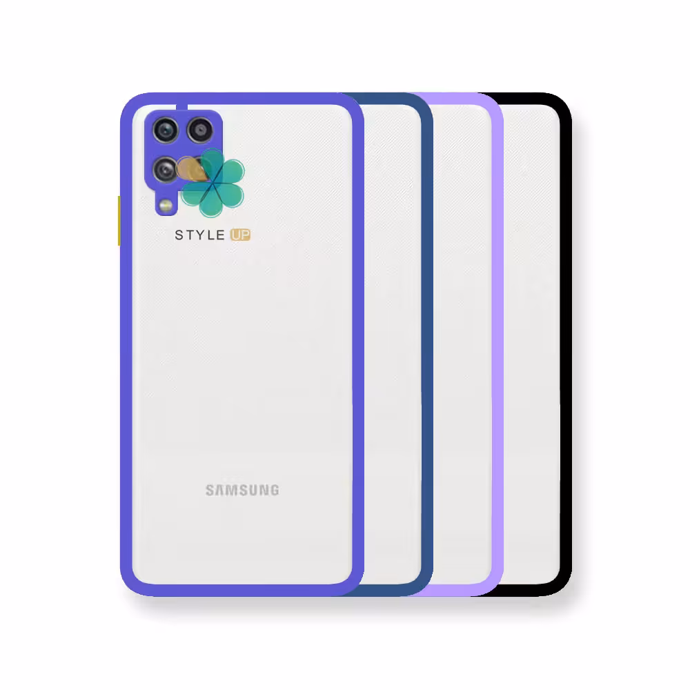 قاب پشت شفاف گوشی سامسونگ Galaxy A12 مدل دور سیلیکونی