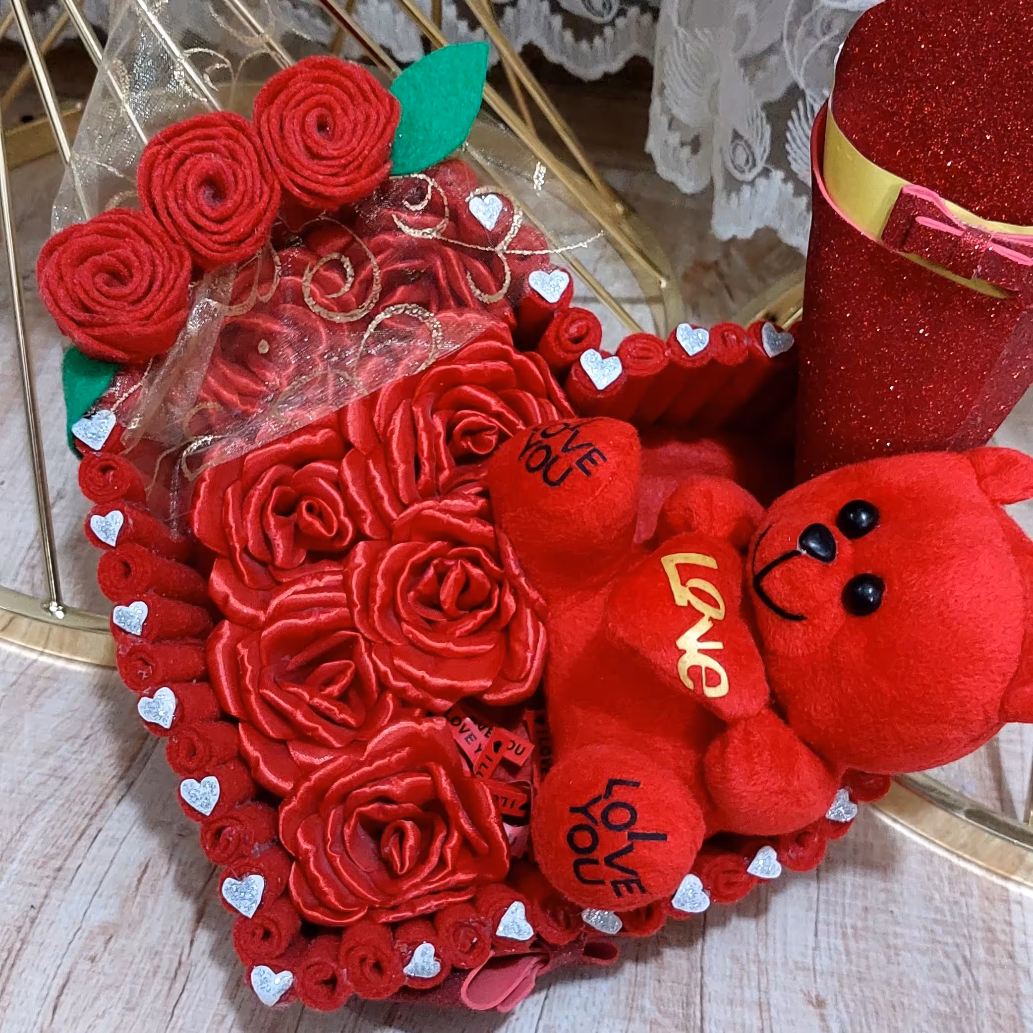 باکس قلبی نمدی 