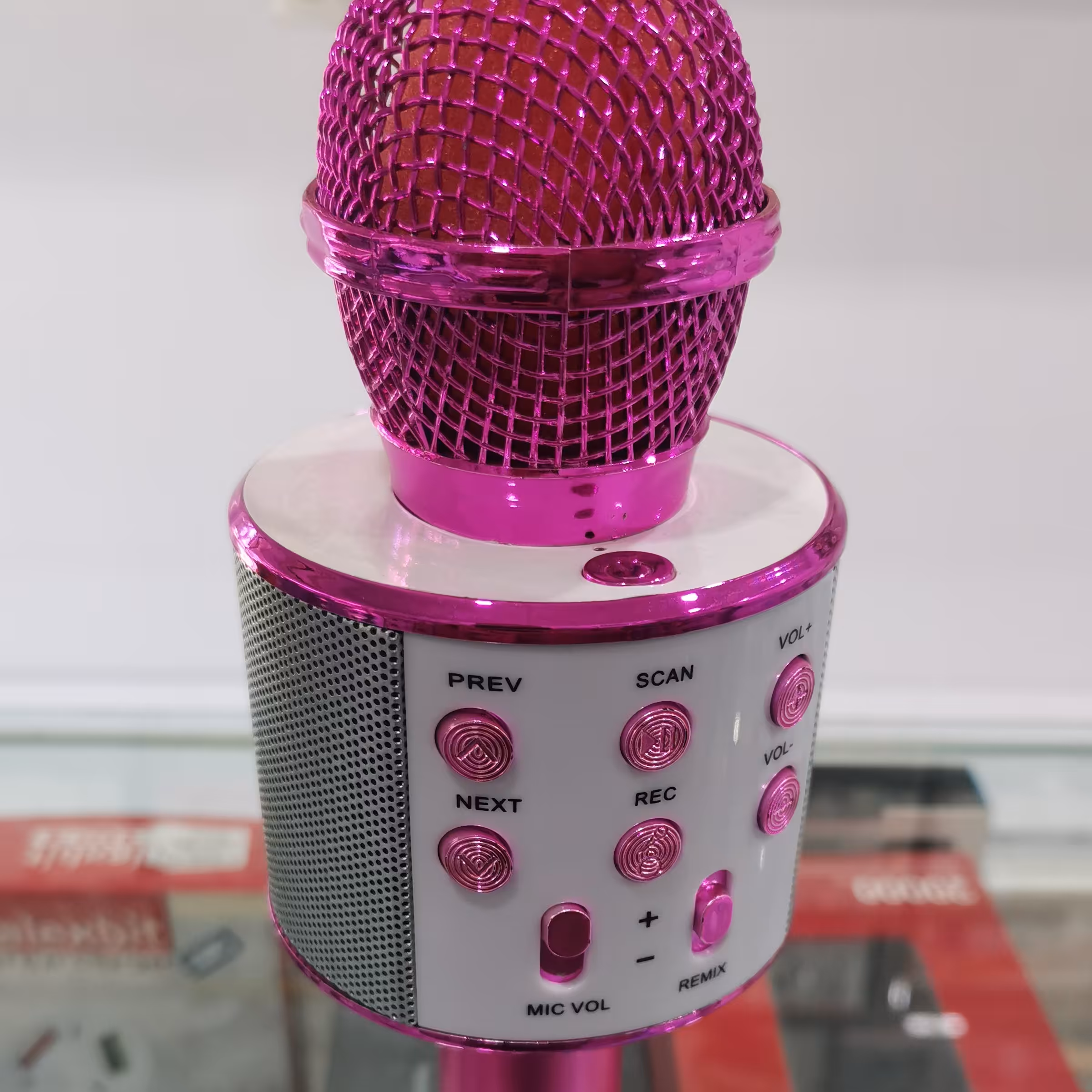 اسپیکر میکروفون بلوتوثی برند ws باطری بزرگ در تنوع رنگ مختلف