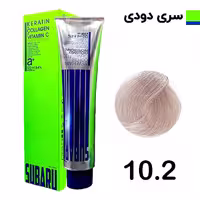 رنگ مو سوبارو شماره 10.2 حجم 120 میلی لیتر رنگ بلوند دودی بسیار روشن