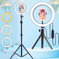 رینگ لایت متوسط با سه پایه 2 متری    