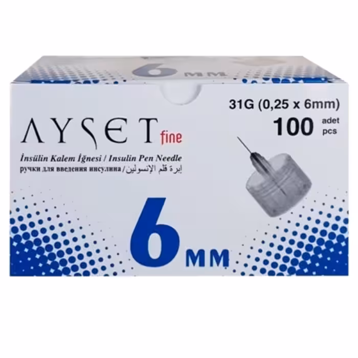 سوزن قلم انسولین آیست بسته 100 عددی