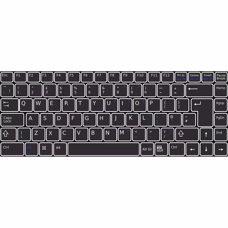 کیبورد لپ تاپ اچ پی مدل پاویلیون DV6-1000