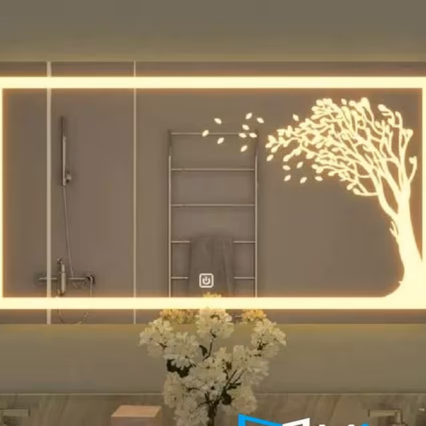 اینه بک لایت لمسی پدیده پلاس سایز60در40