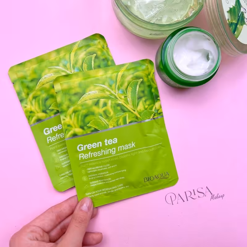 ماسک ورقه ای چایی سبز