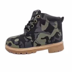 نیم بوت پسرانه تکاوری رنگ سبز