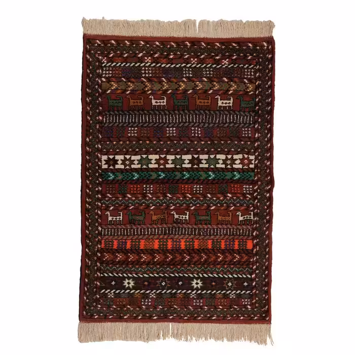 فرش دستباف دو و نیم متری مدل خراسان کد 4020211