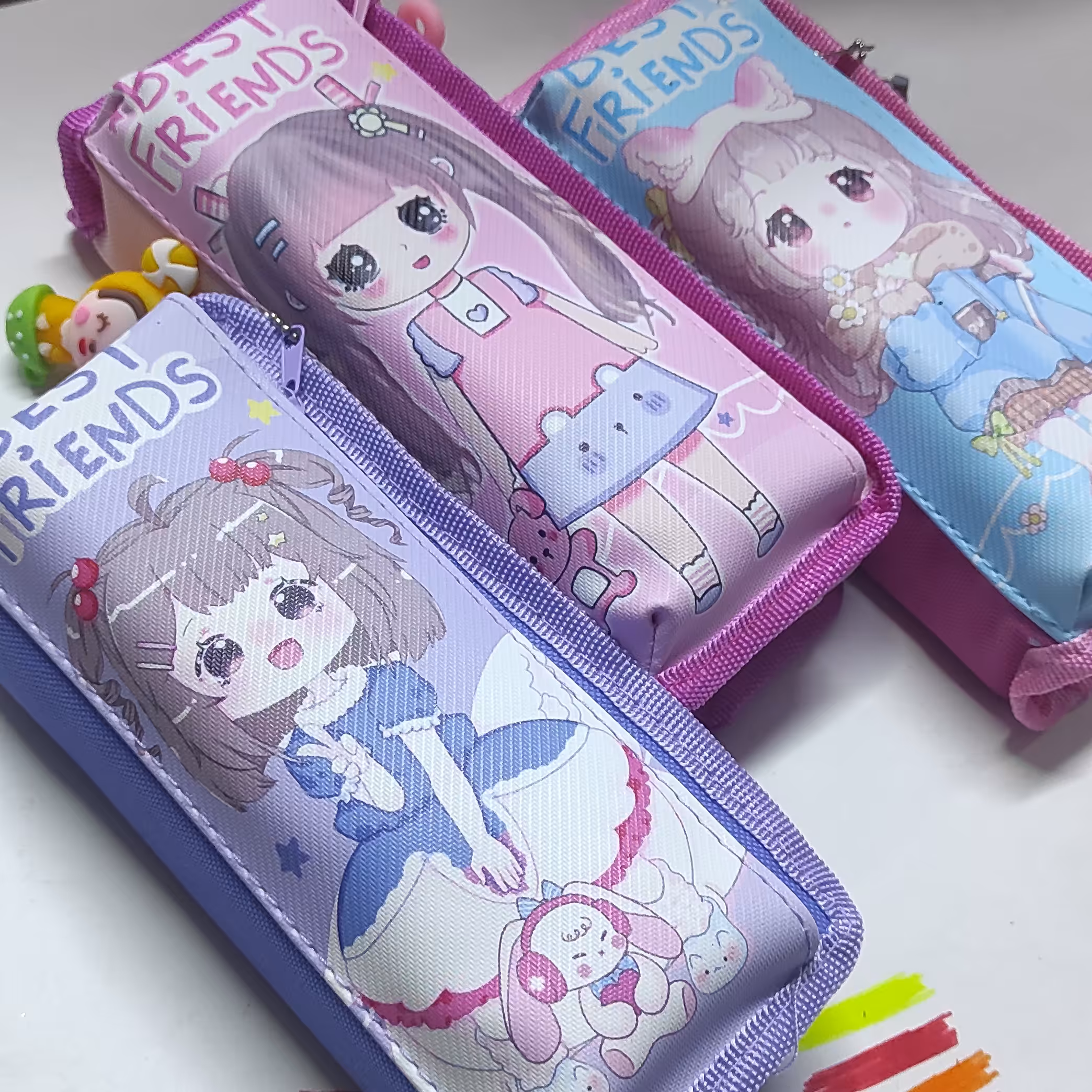 جا مدادی آویز دار دو زیپ آویز دار