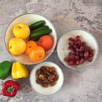 کاسه 3 تکه خالدار طرح ترک Happy Life