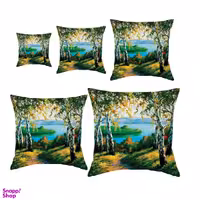 کوسن رنس کد S5-10115 مجموعه 5 عددی کوچک تا بزرگ چند رنگ