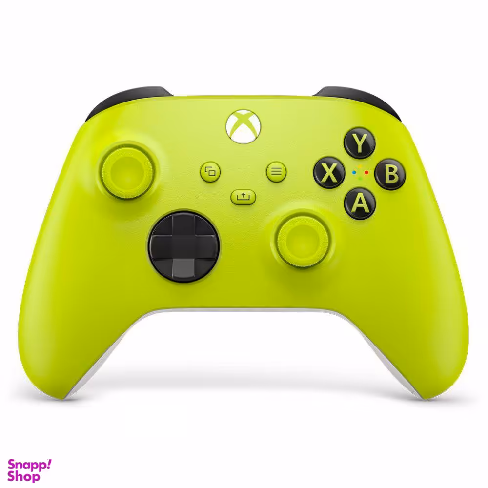 دسته بازی مایکروسافت (Microsoft) مدل Xbox Series X/S Wireless Electric Volt رنگ زرد