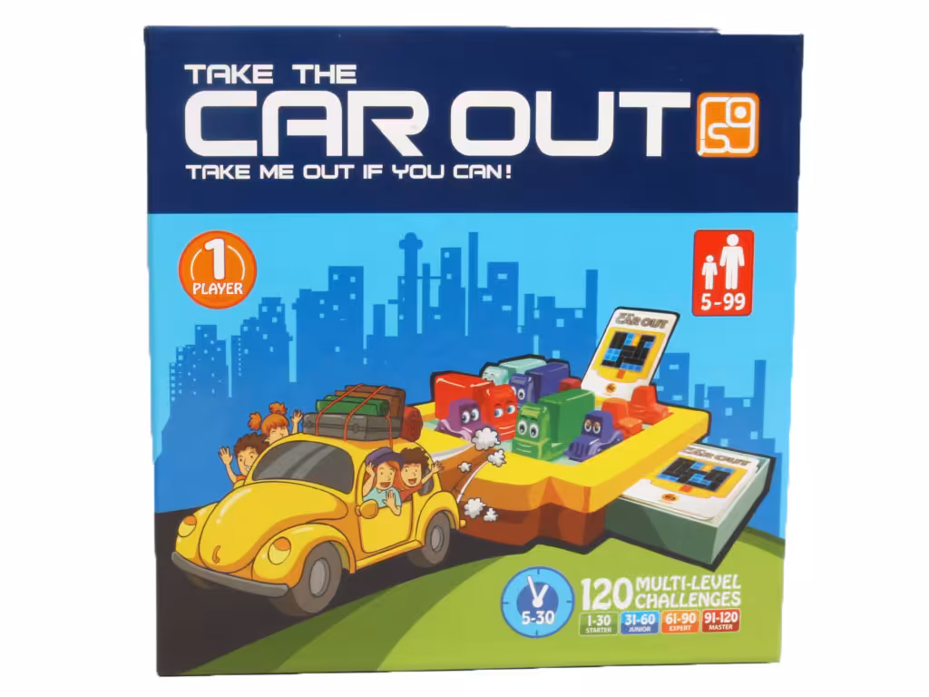 بازی فکری کار اوت CAR OUT فکرانه با 120 چالش در سطح های مختلف