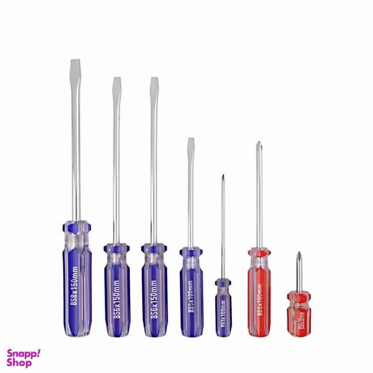 پیچ گوشتی بی اس تولز مدل BS002 بسته 7 عددی