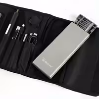 پیچ گوشتی شارژی بلولوری به همراه کیت 42 تایی جعبه فلزی