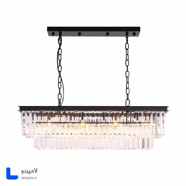 لوستر کریستال کاردی 5 شعله E14 مدل K/66
