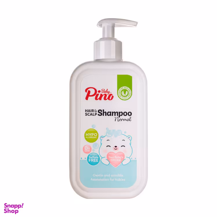 شامپو سر کودک پینو (Pino) بدون سولفات حجم 350 میلی لیتر
