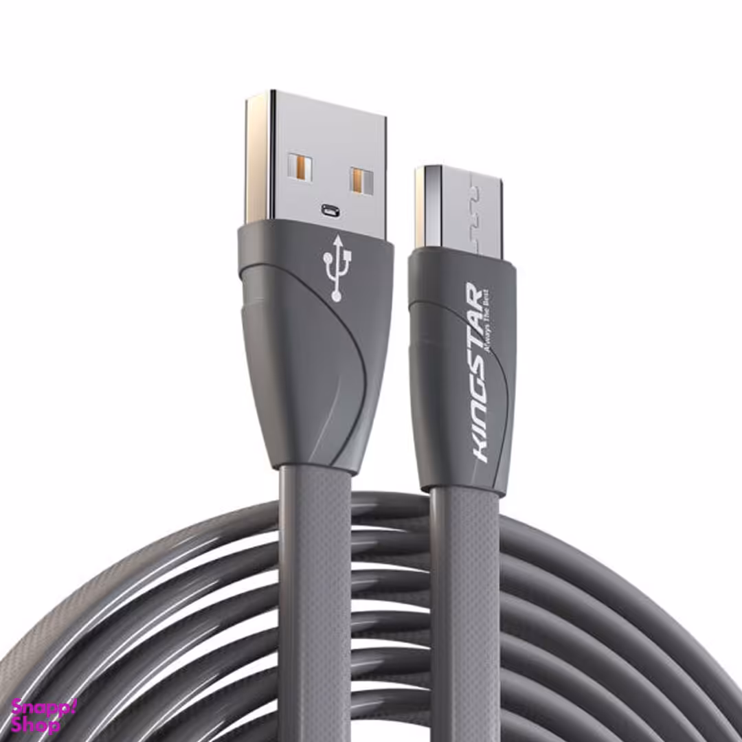 کابل تبدیل USB به MicroUSB کینگ استار مدل K112 A طول 120 سانتی‌متر