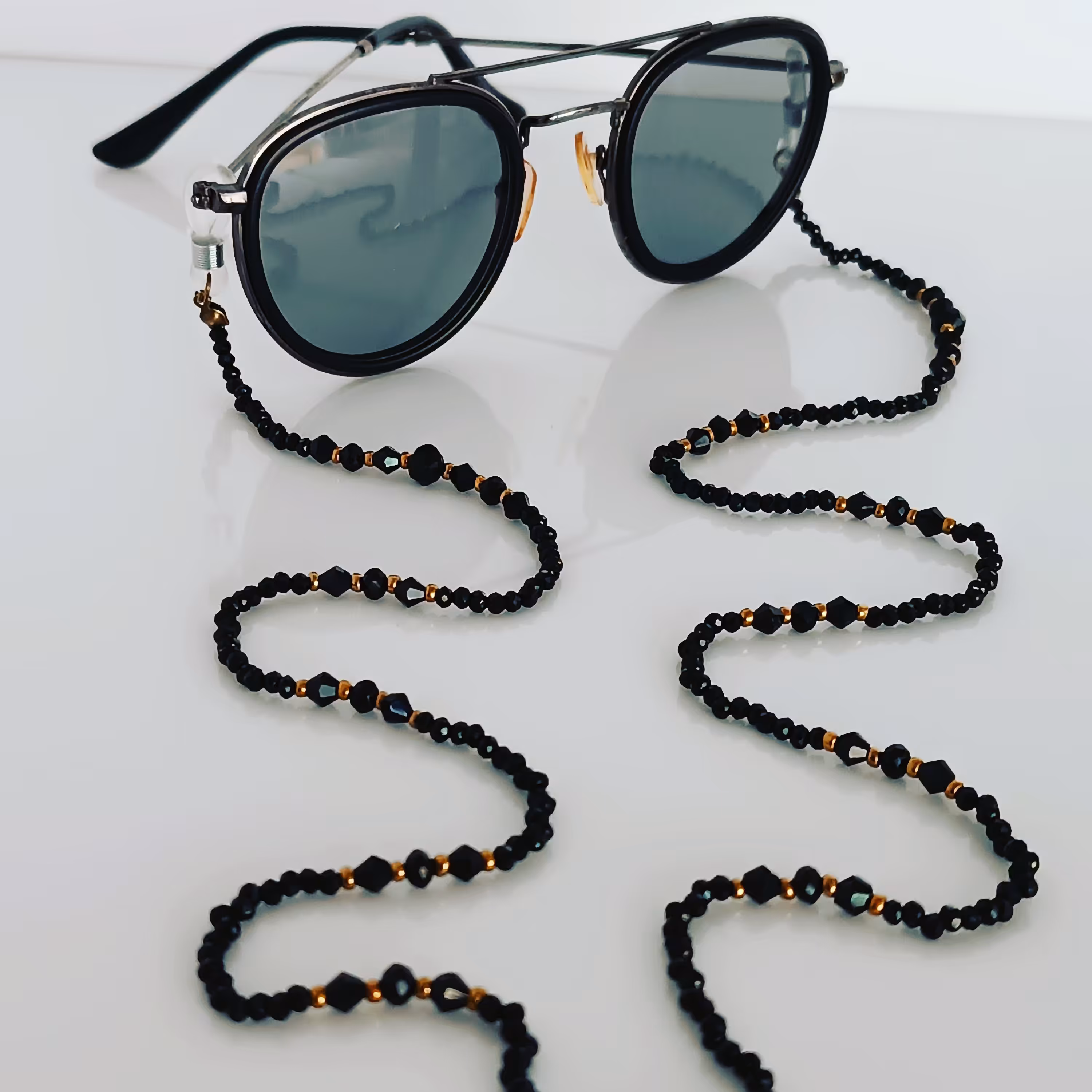 بند عینک کریستالی 