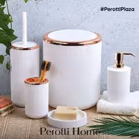 ست بهداشتی 5 پارچه پروتی رنگ سفیدprotti-13177