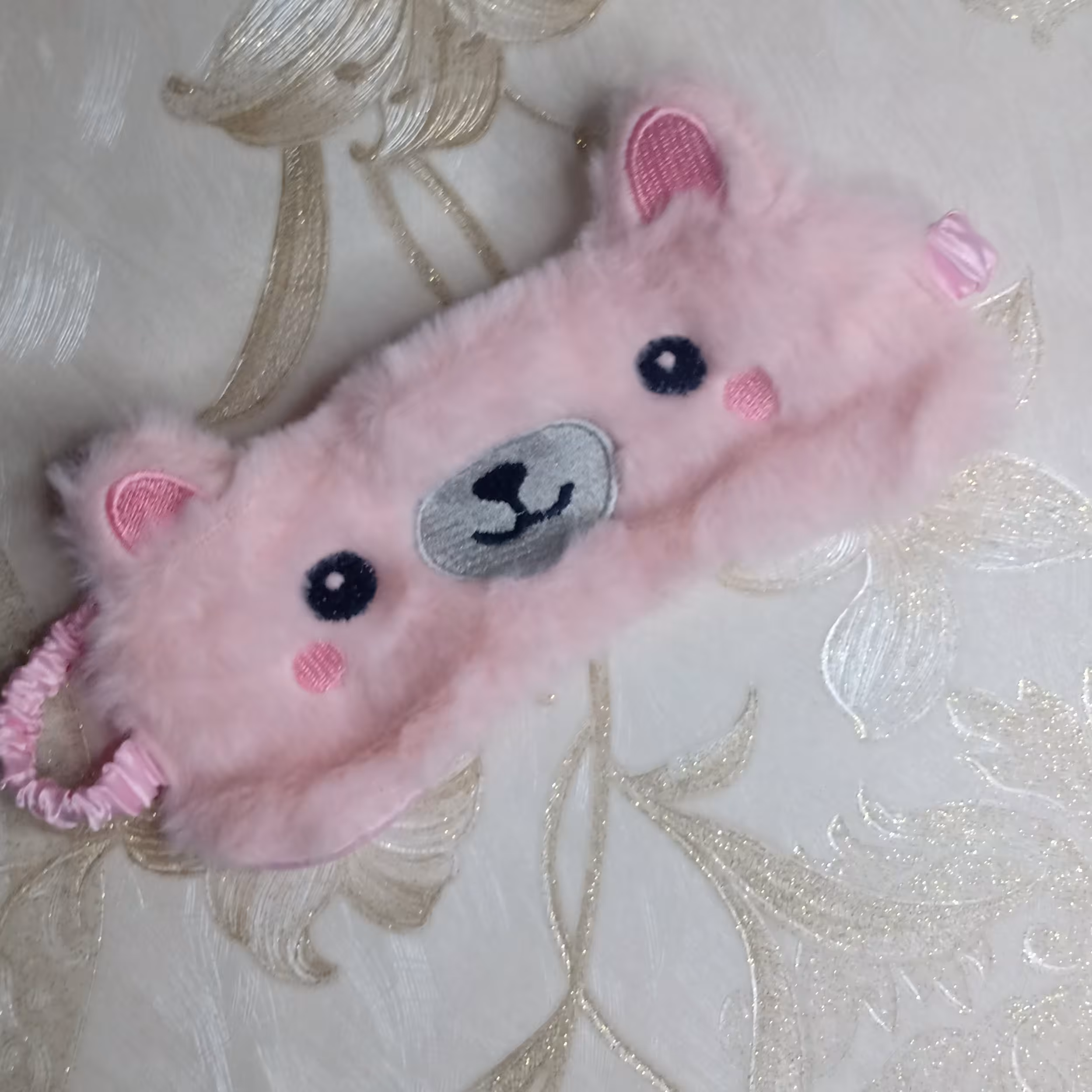 چشم بند فانتزی صورتی 