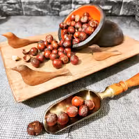 فندق اصل  اشکورات  گیلان  با  پوست  شور  500 گرمی