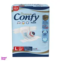 پوشک بزرگسال کانفی کد Pa7413 سایز لارج بسته 10 عددی