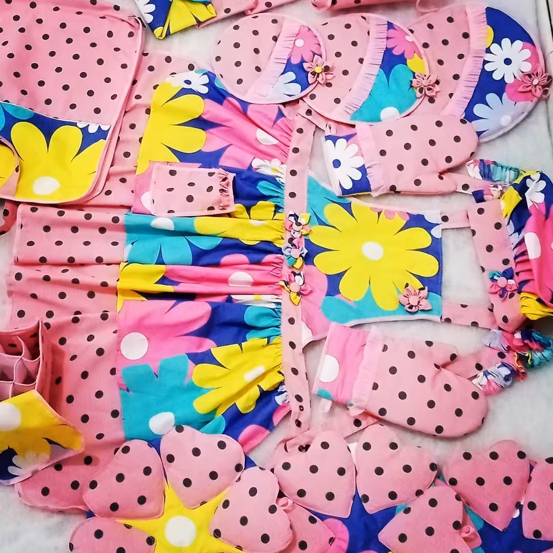 سرویس آشپزخانه صورتی