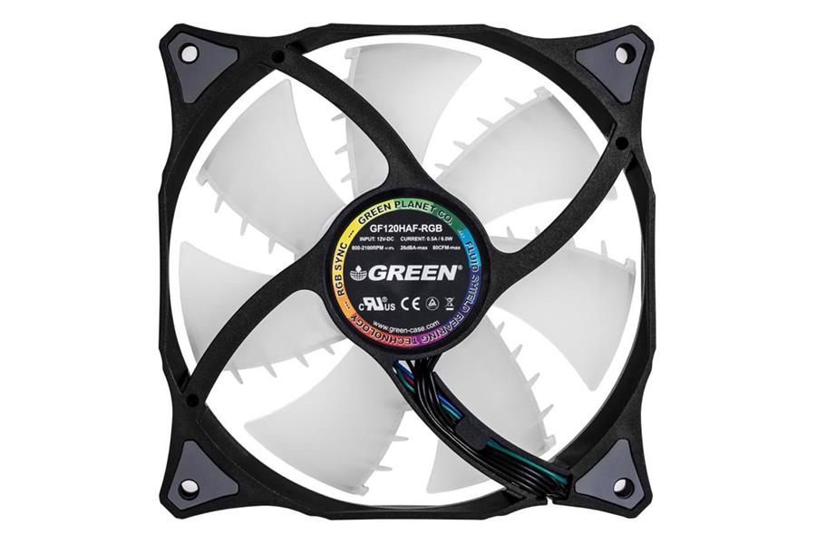 فن کیس گرین GF120-RGB