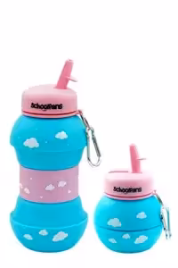 قمقمه سیلیکونی تاشو ابری 9315 اسکول فنس schoolfans