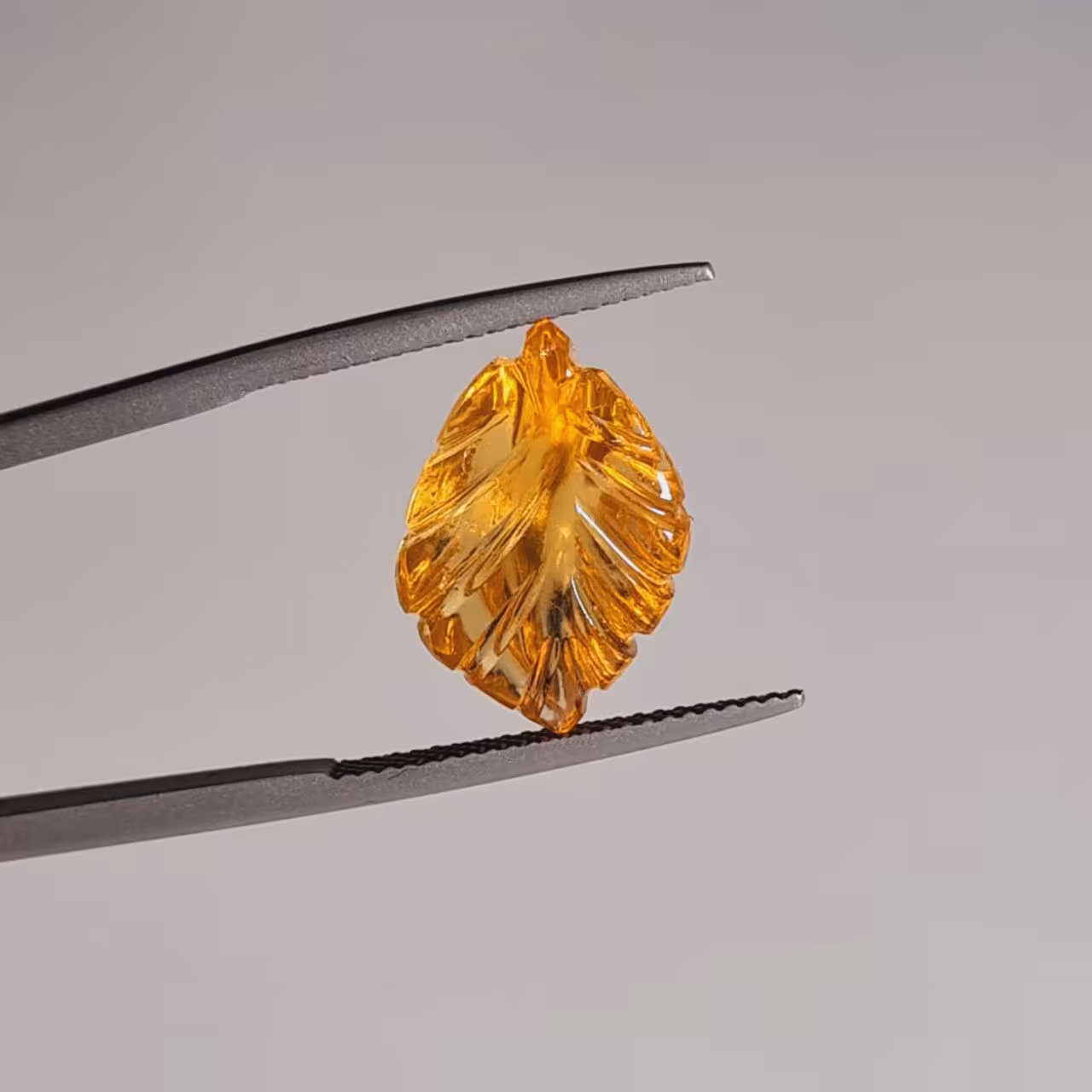 نگین سیترین کاروینگ طبیعی 6101