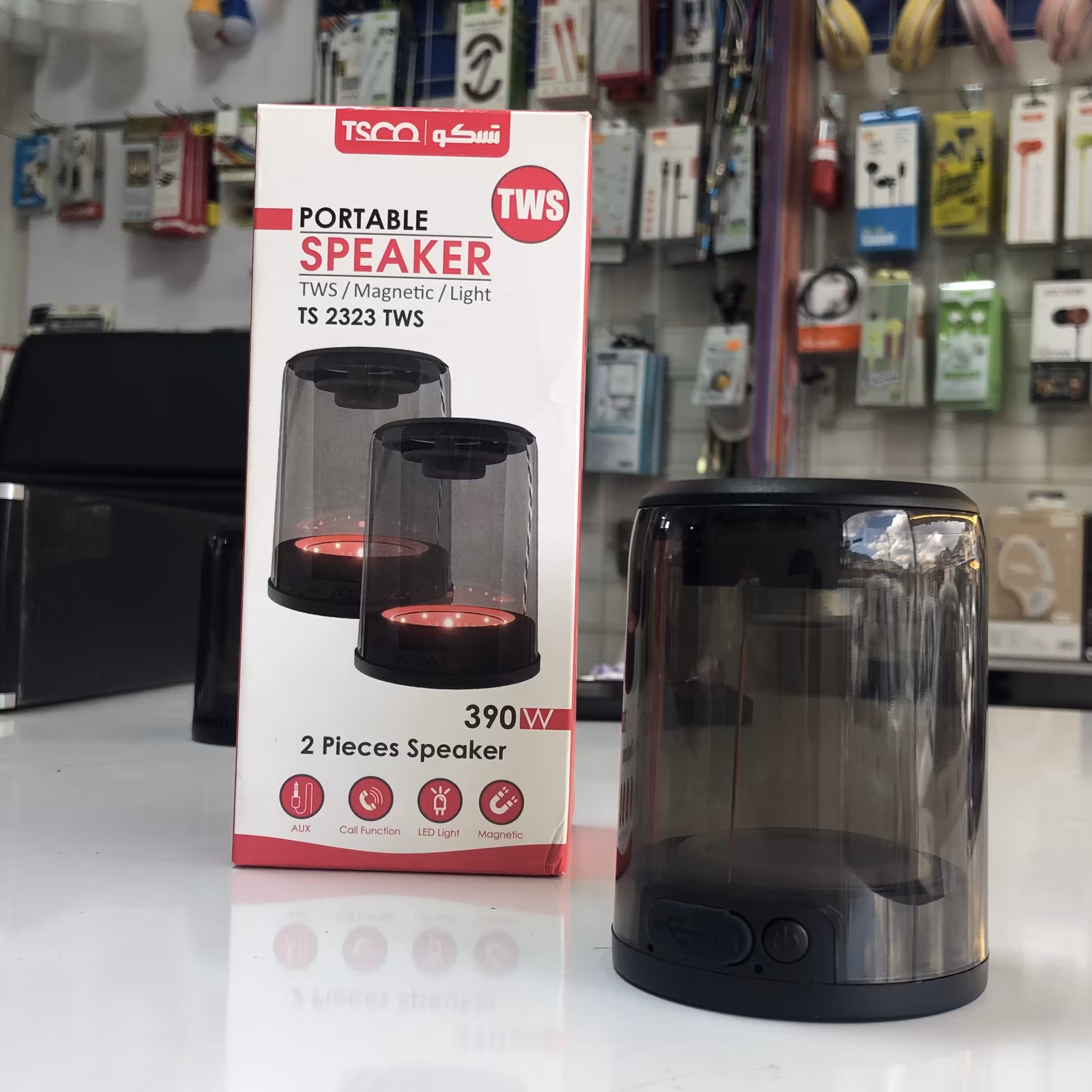 اسپیکر دو قلو تسکو  رقص نور