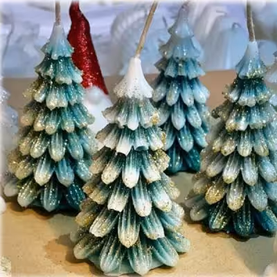 شمع طرح کاج کد 2009