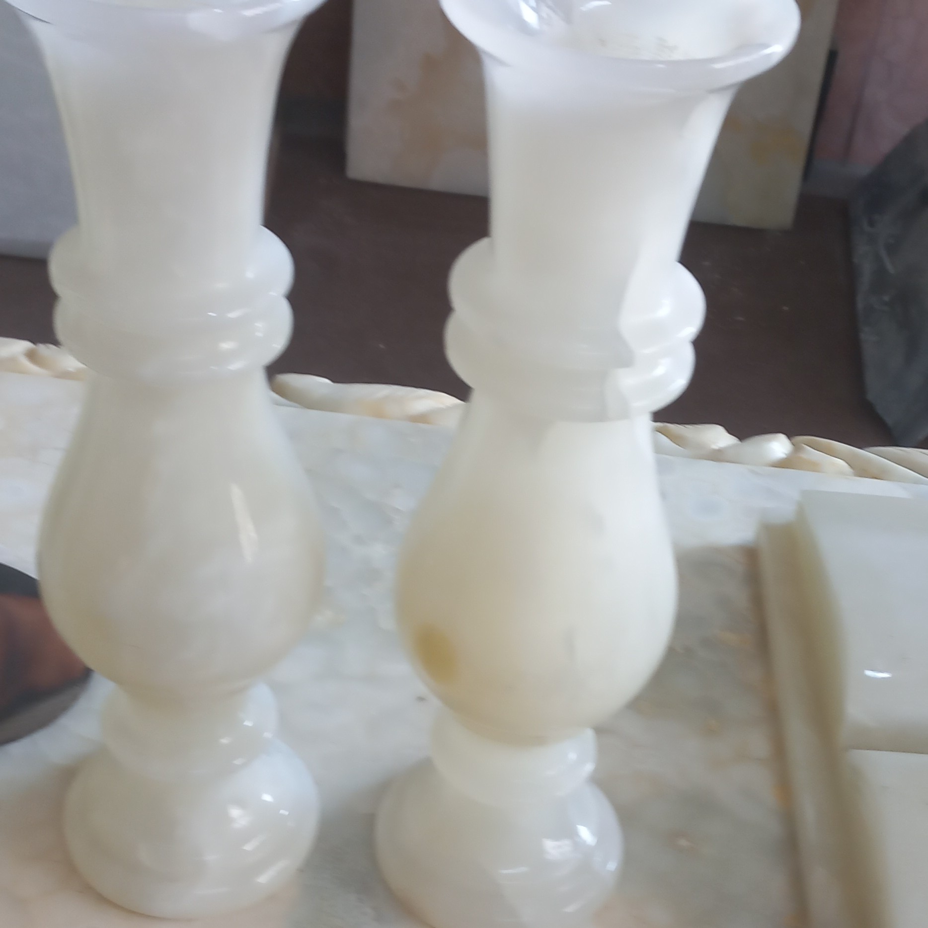 گلدان مرمر سفید 40