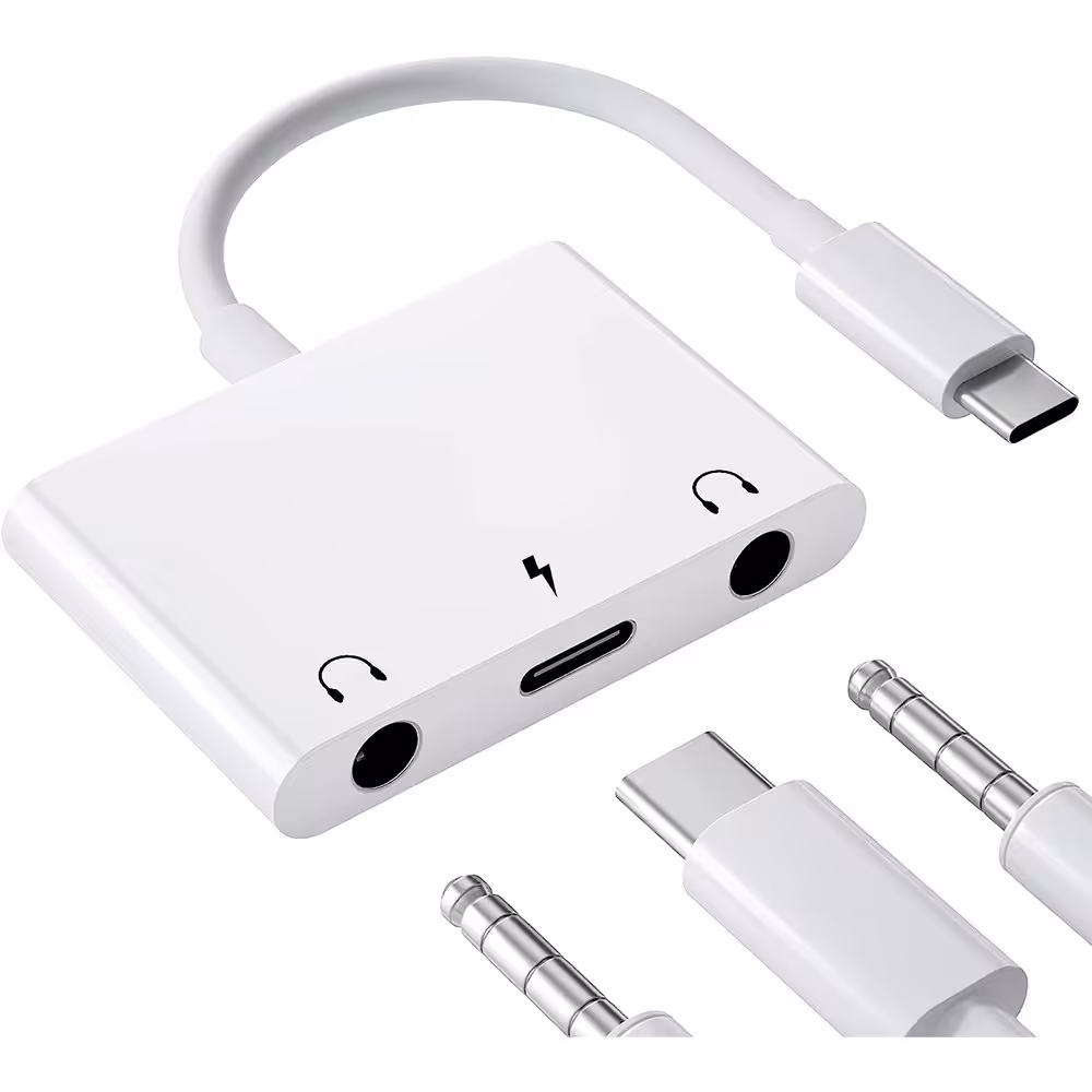 داک 1 به 3  Type-C مخصوص هدفون