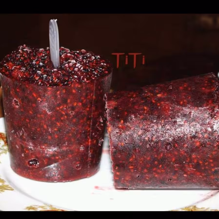 اسکمو یا آلاسکا با طعم تمشک  رشتی