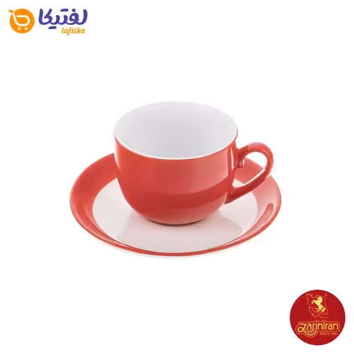 سرویس چای خوری گیلاس چینی زرین ایتالیا اف 12 پارچه