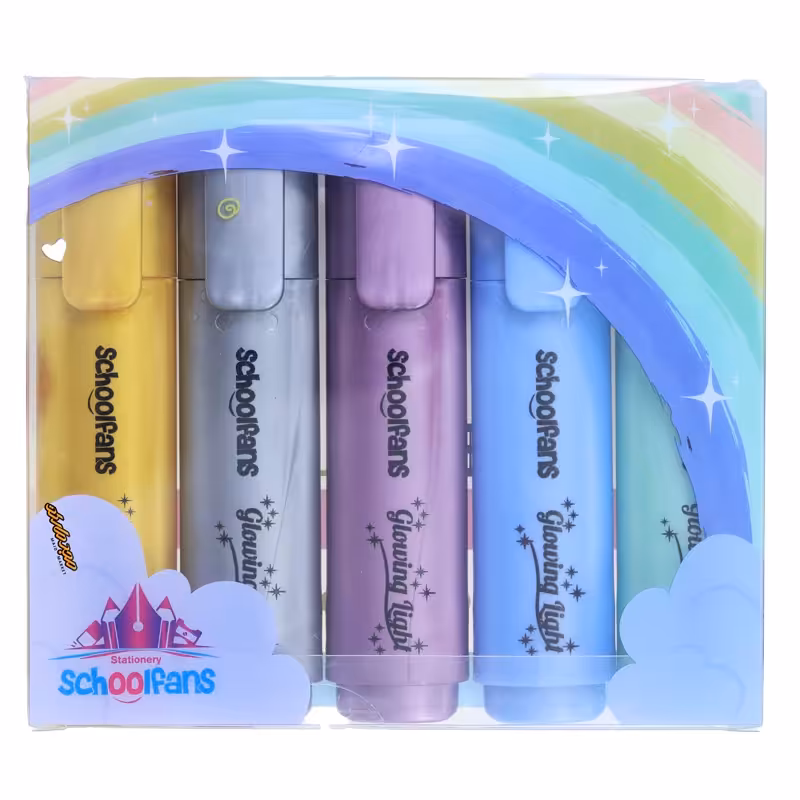 ماژیک علامت گذار 5 رنگ متالیک اسکول فنس 92316